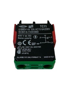 Elemento de contacto trasero nc no 2